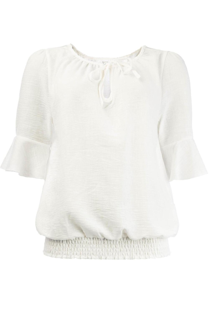 RIO WASHED CRINCLE WOVEN 25S4 U287 01 03 OFF WHITE